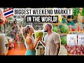 Insane market is biggest in the world  chatuchak weekend market bangkok