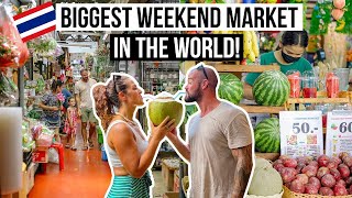 INSANE Market is BIGGEST IN THE WORLD! | Chatuchak Weekend Market Bangkok