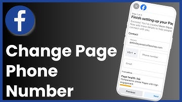 How To Change Phone Number In Facebook Page !