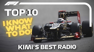 Top 10 Moments of Radio Raikkonen! Kimi