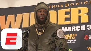 Deontay Wilder reacts to beating Luis Ortiz by KO | ESPN