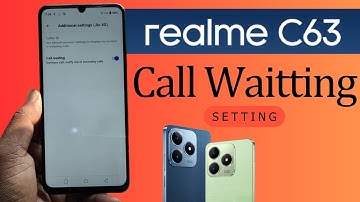 realme c63 call waiting setting | how to enable call waiting in realme c63