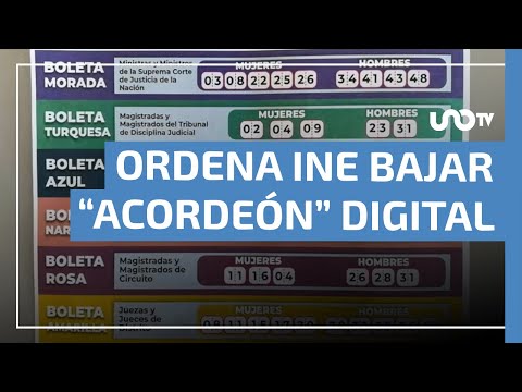 Ordena INE bajar