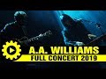 Capture de la vidéo A.a. Williams Full Concert W/ Sisters Of Mercy [12/9/2019 Thessaloniki Greece]