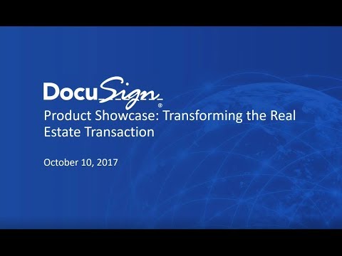 DocuSign's Transaction Rooms: Product Showcase