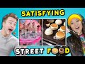 Oddly Satisfying Food Compilation | College Kids React