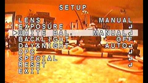 HS1177 CCD Camera Minimum Setting for FPV