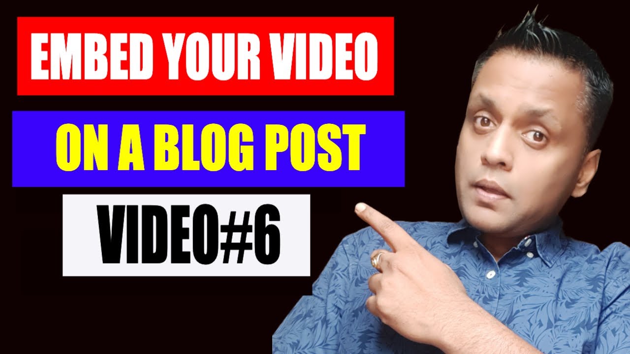 How To Embed Your YouTube Video in Wordpress Blog Post - YouTube