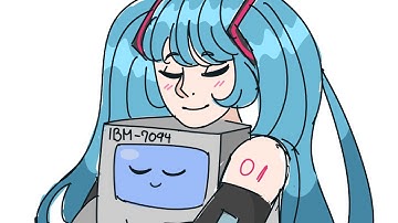 ibm 7094 + hatsune miku - daisy bell duet