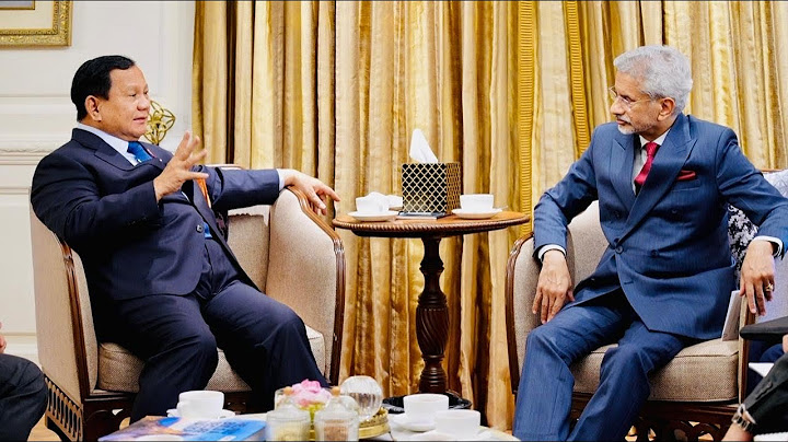 Presiden Prabowo Terima Kunjungan Kehormatan Menteri Luar Negeri India, New Delhi, 24 Januari 2025