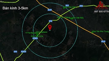 QUY HOẠCH KHU DÂN CƯ ĐÔ THỊ MỚI - X.TÂN AN HỘI   HUYỆN CỦ CHI BÁN ĐẤT 10 000m2 100x100m  - 12 TỶ