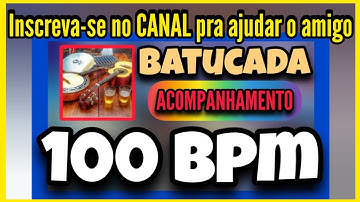 Batucada de Samba e Pagode | Acompanhamento 100 BPM no Cavaco e Banjo (Palhetada)