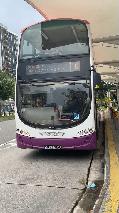 [SBST] SBS3705G On Service 114 - Volvo B9TL Wright Eclipse Gemini II Batch 3