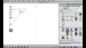 MAX MSP V6 Soft Synth Demo 4 - Wavetable synth