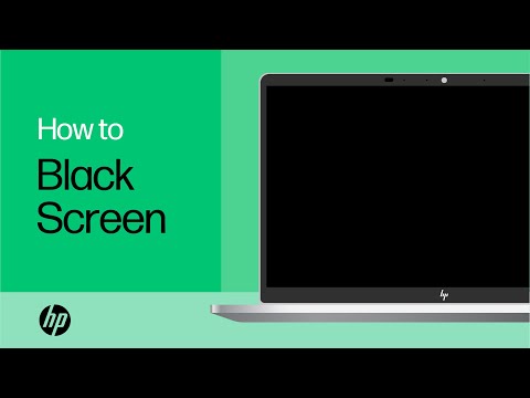 How do I turn my computer on when the screen is black?