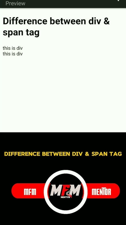 Difference between div&span tag#coding#webdesign#learnhtml5andcss3# ...