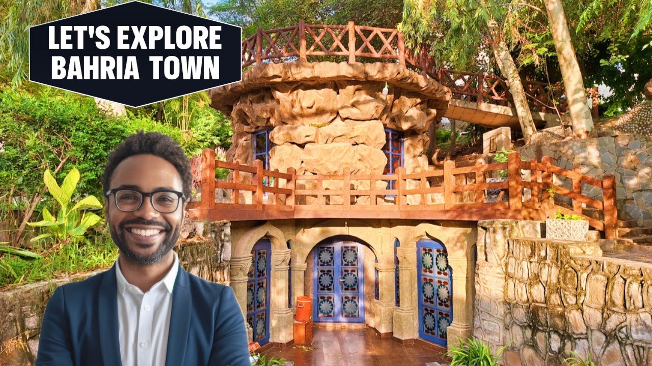 Bahria Town Road Tour On Bike | Main Boulevard to Safari Villa 1 | Hidden Park Revealed 🌿