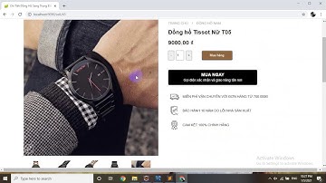 Java web: Website bán đồng hồ by Nguyen Tien Anh Java Web11