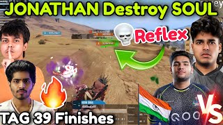 🇮🇳JONATHAN Reflex Destroy Legit🥶 4X TAG vs SOUL Back to Back 🚀 APEX Gaming Grand Final Day 1 🔥🔥