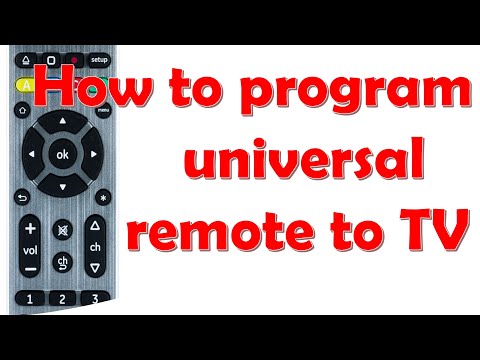 How to program universal remote to TV? Easy setup guide