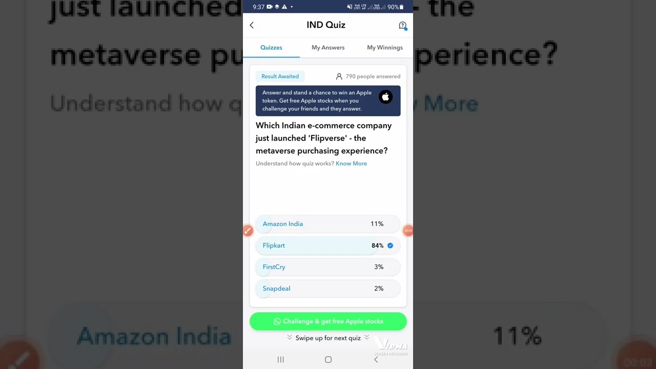 Which Indian e-commerce company just launched 'Flipverse' - the metaverse purchasing experience?