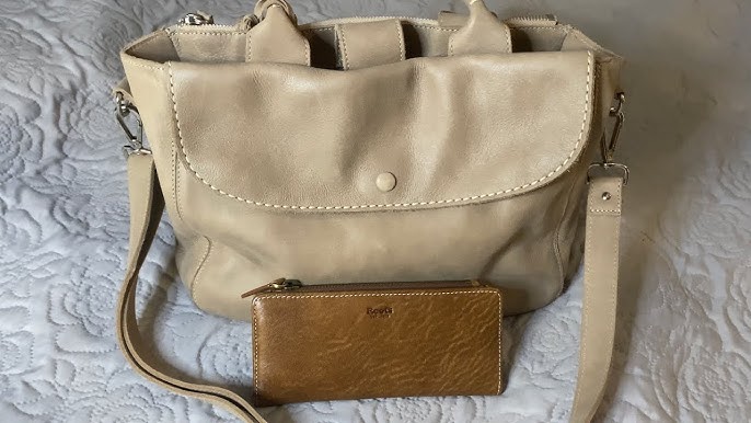 Ella Crossbody Clutch Handbag Tan