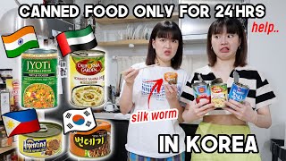 I Ate Canned Food Only for 24 Hours In Korea | Q2HAN
