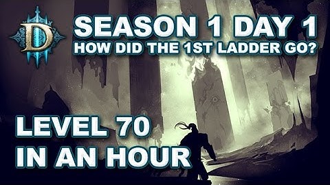 D3 RoS Season 1 Day 1 Report - How People Got Level 70 in an Hour