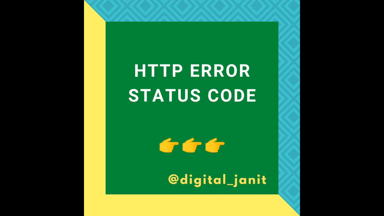 list of all http error in programming - YouTube