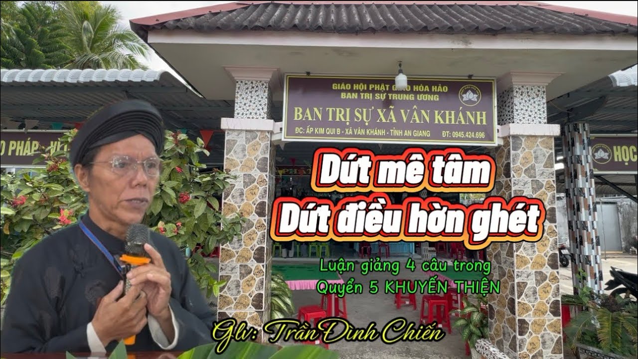 DỨT MÊ TÂM DỨT ĐIỀU HỜN GHÉT… Glv: Trần Đình Chiến @Ngocphuockg. #pghh #thuyetgiang 