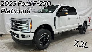 2023 Ford F250 Platinum w/7.3L Godzilla V8!  4K