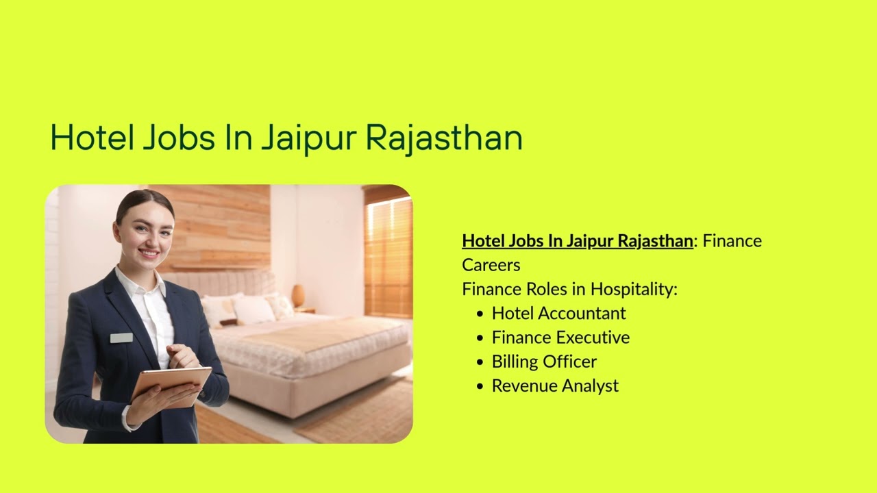 Finance Jobs In Jaipur Career Boost Guide