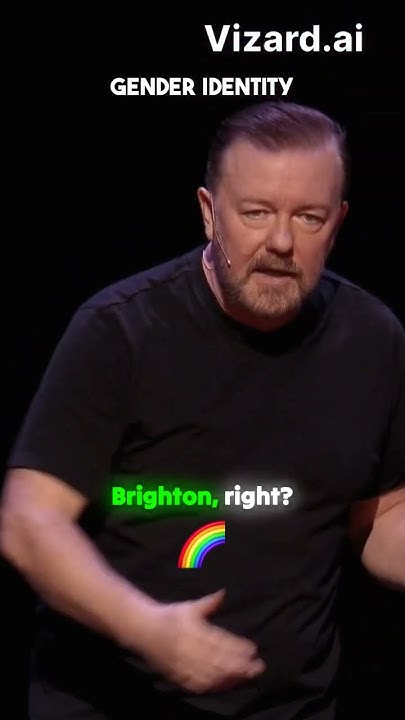 Ricky Gervais: Navigating Gender Identity Through Comedy #standupcomedy