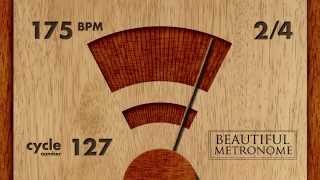 175 Bpm 24 Wood Metronome Hd