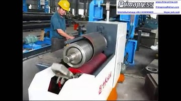 China Prima Automatic 2 rolls rolling machine , 2 rollers bending machine, 2 rolls plate rolls