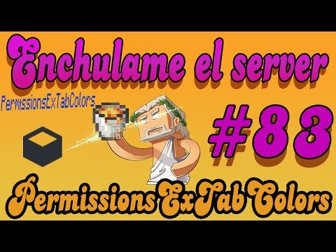 Minecraft Plugin Tutorial: PermissionsExTabColors