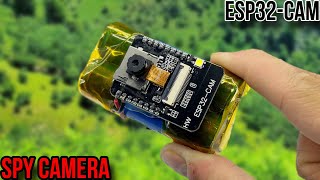 How to make a small spy camera(CCTV)with ESP32-cam