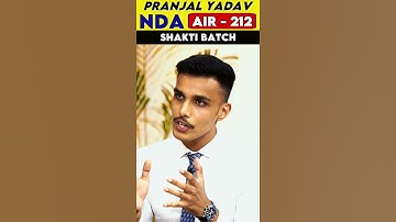 Always Be Real in Interview !! | AIR-212 UPSC NDA-1, 2023 #PW #DefenceWallah