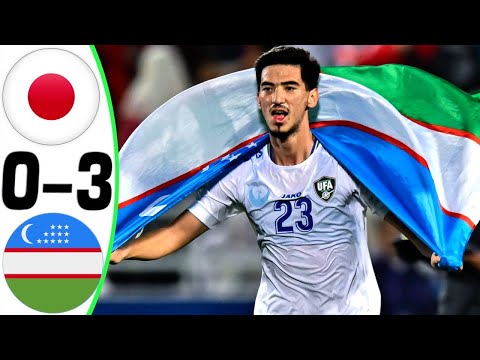 Japan vs Uzbekistan 0-3 - All Goals and Highlights - 2024 🔥 THE FINAL