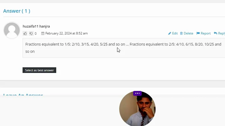 What are some equivalent fractions for 2/5 ?