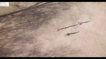 Multiple Target Tracking on R2 from moving UAV with people walking