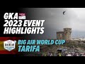 Big air in tarifa  qatar airways gka big air kite world championships tarifa 2023