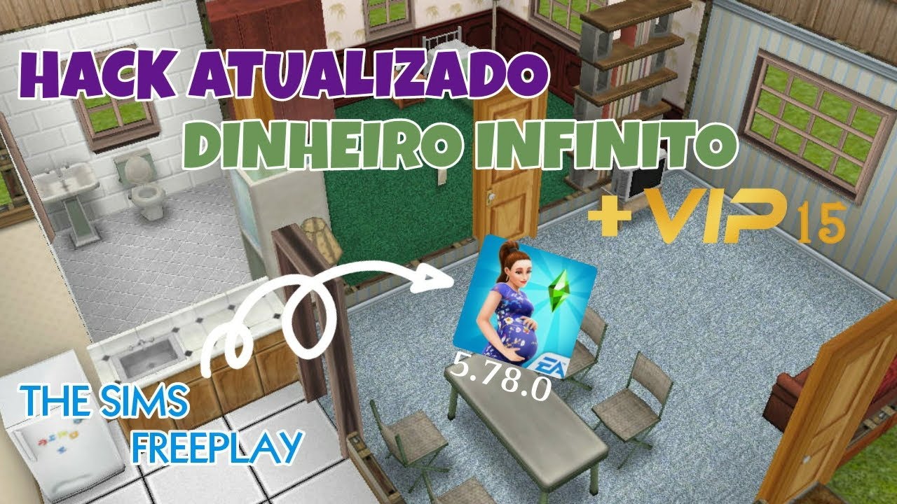 Mod Hacker Dinheiro Infinito + Vip 15 - The Sims Freeplay- Café