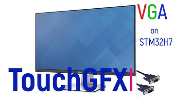 TouchGFX. Подключаем по интерфейсу VGA микроконтроллер - STM32H743 к монитору или телевизору.