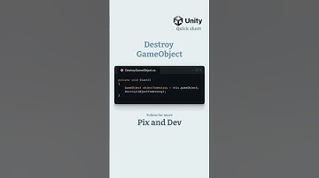 Destroy GameObject using script in Unity #shorts #unity3d #gamedev #gamedevelopment