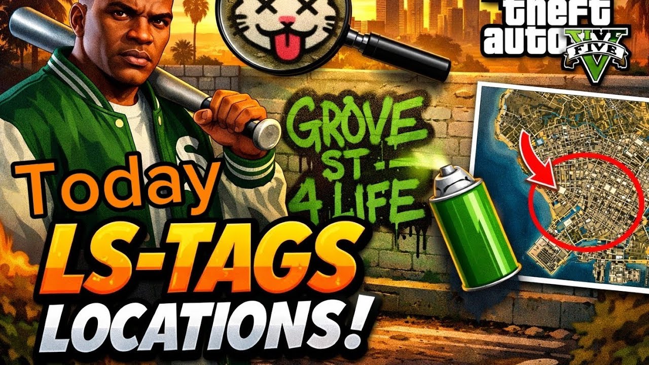 GTA Online LS Tags Fundorte – 6.Januar 2026 - YouTube