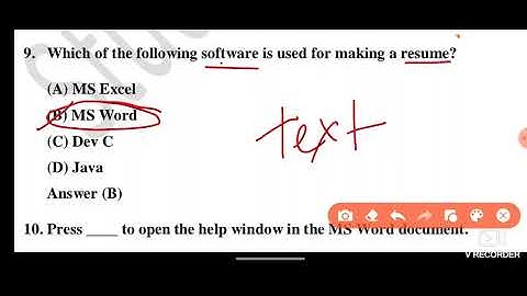 HP JOA-IT 939!! MS Word important questions for competitive exams