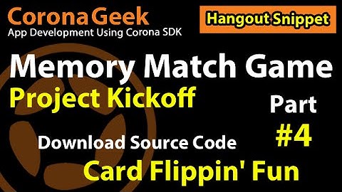 Memory Matching Game Series 1 - Creating Game Cards