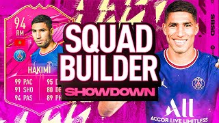 94 FUTTIES TRANSFERRED PSG HAKIMI SQUAD BUILDER SHOWDOWN!! - FIFA 21 ULTIMATE TEAM