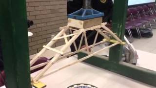 CSCE Edmonton 2012 Popsicle stick bridge contest